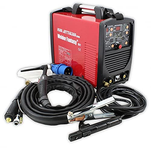 Welder Fantasy MINI JET TIG AC/DC 200 Saldatore TIG DC, TIG AC, MMA Saldatrice inverter 230V 200A IGBT 2T/4T Display digitale