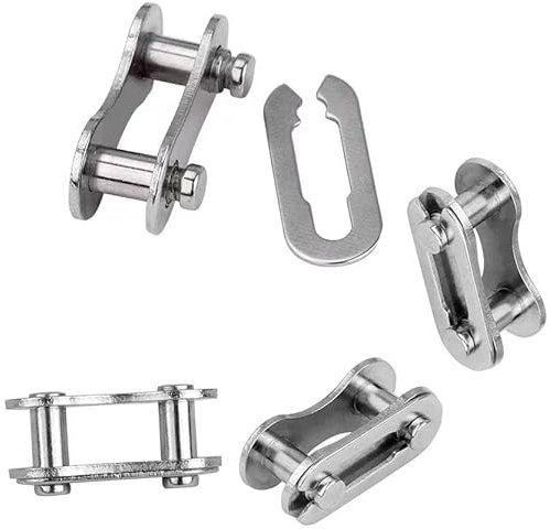 11 vitesses amovible rapide Split argent maillons 4pcs, vélo manquant maillons simples / 11 vitesses réutilisables maillons de vélo en acier, réutilisables