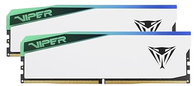Patriot Viper Elite 5 Gaming RGB DDR5 RAM 48GB (2X24GB) 7000MT/s CL32 UDIMM Desktop Gaming Arbeitsspeicher Kit - PVER548G70C32KW