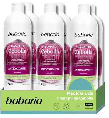 Lök Babaria 6-pack schampo - lökschampo | Babaria X6 700 ml lökschampo | lök schampo | lökschampo | lökschampo utan lukt