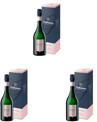 Geldermann Grand Rosé Sekt mit Geschenkverpackung (1 x 0.75 l) (Packung mit 3)