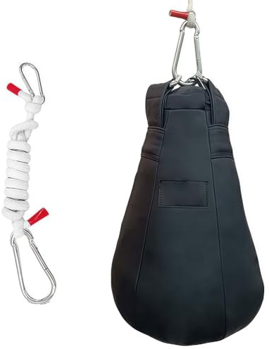 Tår boxningssäck för boxning och muay thai, hållbar mikrofiberhastighetsväska med justerbar fyllbar viktdesign, perfekt för träning och fitness
