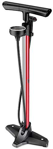 Barbieri POF/komp08 Pompa a Piede Unisex Adulto, Rosso/Nero