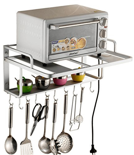 Regal für Mikrowelle, Ofen, Wandhalterung für Küche