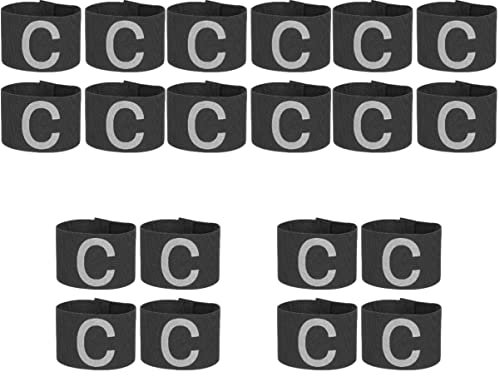 INOOMP Sportzubehör 20 Stk Fußball-kapitänsbinde Fußballtrainingsgeräte Für Die Jugend Armbänder Kapitänsbinde Erwachsene Kapitän Bands Fußball Team Erwachsener Weiß Das Schild Kind