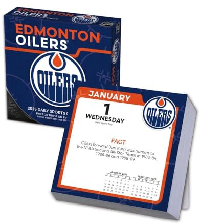 Turner Sports Edmonton Oilers 2025 Box Calendar (25998053113)