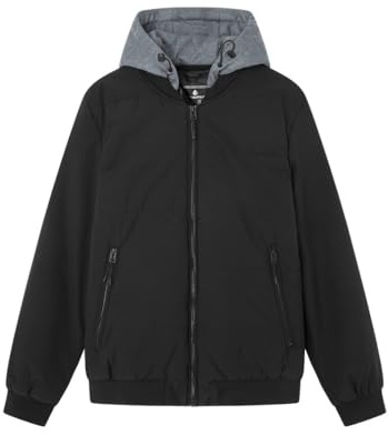 Springfield Chaqueta para Hombre, Negro Estandar, S