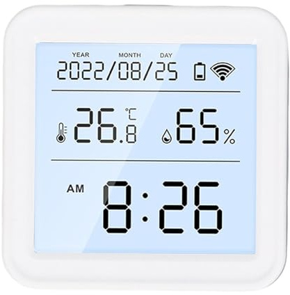 WiFi -temperaturfuktighetsdetektor Termometer Hygrometer för Källarrum för