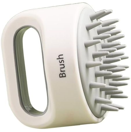 LOORGVEL Spazzola Massaggio Capelli in Silicone Morbido per Cute Detergente e Scrubber per Shampoo Massaggiatore Ergonomico per Adulti Rimuove Forfora e Eccesso di Grasso Promuove la