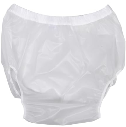 Minkissy Cubierta Impermeable Para PañAl De Adultos XL Ropa Interior Antifugas De PláStico Reutilizable Para Personas Mayores ProteccióN Contra Fugas En Viajes Y Uso Diario (para 70-80 kg)