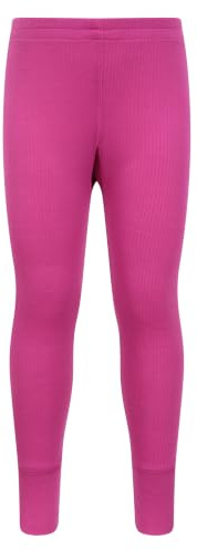 Mountain Warehouse Pantalon Thermique Enfants Talus - séchage Rapide,léger, Haute Absorption, Entretien Facile - pour Camper par Temps Froid, Hiver Rose Vif 13 Ans