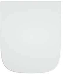 Gala Mid – Tapa y Asiento Amortiguado Inodoro - Forma Redonda - Cierre Suave - Incluye Kit Fijación - Bisagras Acero Inoxidable - Fácil Limpieza - Color Blanco Brillo