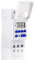 Interruptor de Tiempo programable,Akozon Interruptor de Temporizador programable Digital Rail DIN semanal 7 días Pantalla LCD relé electrónico programable (24V)