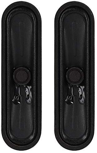 ASHATA 2pcs Gamme complète Haut-Parleur 8 ohms 10W télévision LCD TV Haut-Parleur avec Effet de Basse Profonde pour Une Utilisation de publicité à Domicile