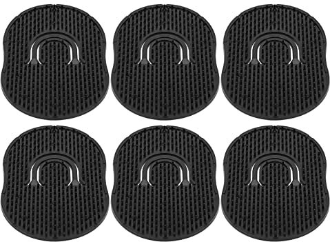 6pcs Pocket Palm Combs Handmassagegerät Haarbürstenkamm für Männer Damen Tragbar Leichtes Scalp Massager