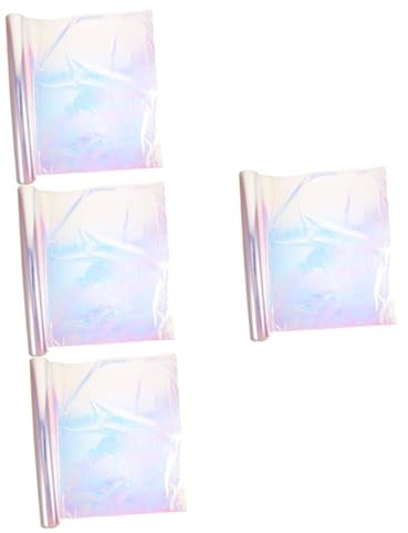 Gatuida 4 Rollen Blumen-Geschenkpapier Filmmaterial Folien zum Einwickeln von Blumen Packpapier buchverpackung Blumenverpackungszubehör Blumenfolie selber machen Blumenfilm