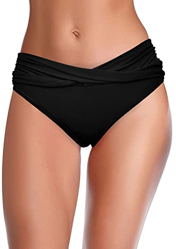 Générique Maillot de Bain Menstruel, Culotte Menstruelle, Fuite Menstruation Bas de Bikini Femme Short de Bain Absorbant Short de Bain Taille Haute Bas de maillots femme Confortable