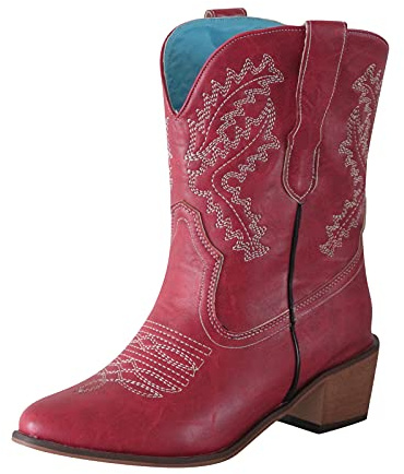 Boots Femme Bottines Bottes Cowboy Classique Santiag Moto Cowgirl Talon Cuissarde Medieval Vintage Equitation Bottine Disco Cheval Chaussure Confort Chic Western