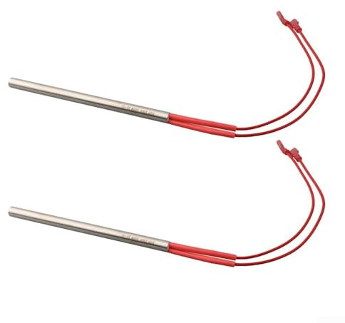 Besshepplo 2 unids varilla de calefacción estufa de pellets Ignitor de madera Pellet Estufa Piezas Calentador Rod para pellets Pellets Pellet Estufa Reemplazo Kit de encendido brillante