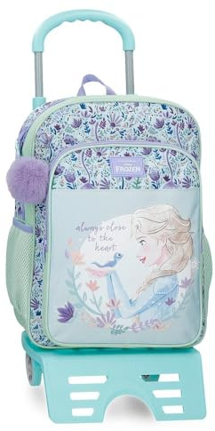 Disney Close To The Heart Frozen Zaino scuola con carrello Multicolore 30 x 40 x 13 cm Poliestere by Joumma Bags, multicolore, Taglia unica, Zaino scuola con carrello