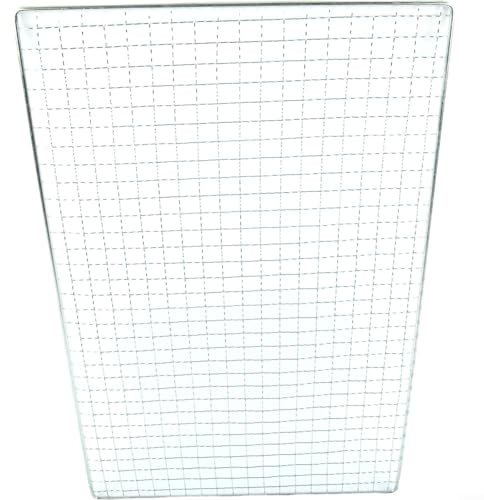 Oniissy Rejilla de acero inoxidable para barbacoa | para cocinar al aire libre | Estilo japonés-coreano | Barbacoa Camping Picnic parrilla | (45 x 30 cm) (40 x 25 cm)