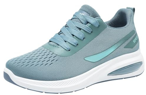 Generisch Chaussures de marche à enfiler pour femme - Pieds larges - Semelle souple - Chaussures de sport confortables - Ultralégères - Loisirs - Respirantes - Chaussures de course pour le quotidien