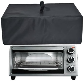 Heavy Duty Heat-Resistant Waterproof Dust-proof cover for BLACK 4-Slice Toaster Oven TO1303SB/TO1313SBD /Proctor Silex 31122 Modern Toaster Oven and other models