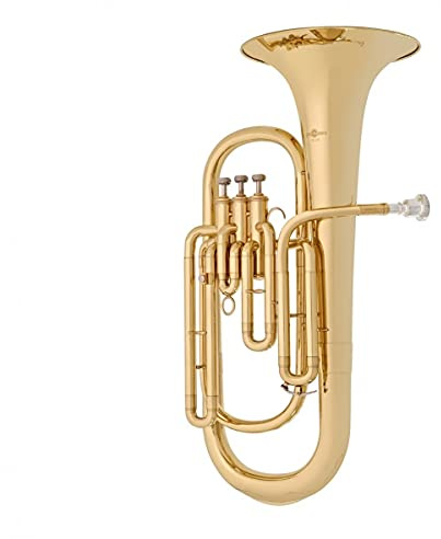 Student Bb-Baritonhorn von Gear4music mit Mundstück & Hartschalenkoffer