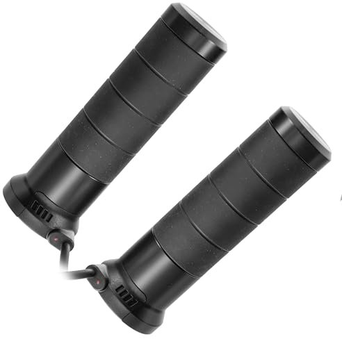 KOSO Titan värmehandtag 7/8 tum 1 tum L = 120 mm med extern omkopplare – svart
