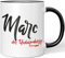 JUNIWORDS Tasse, Marc, der Unbarmherzige, Schwarz (5265647)