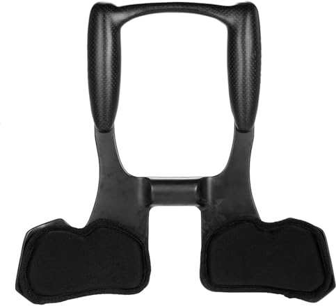 HUIOP Carbon Fiber Triathlon/Road Bike Handlebar, Soft Arm Rest, Adjustable Length