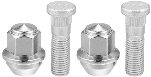 A ABSOPRO Perno de rueda M12x1.5 para Ford Fusion 2006-2019 Ford Focus Fiesta Escape EcoSport Lincoln MKZ MKC para todas las posiciones de acero de aleación hexagonal 19 mm n.° ACPZ-1012-H