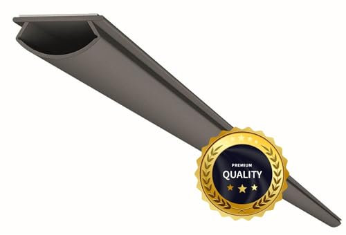 Gedotec Türdichtung selbstklebend UNIVERSAL | 1 Rolle Schwarz - Länge: 2,5 m | PVC Fenster- und Türrahmen Dichtung | Türzargendichtung für Sicherheitstüren | Fensterdichtung und Türdichtung | Türgummi