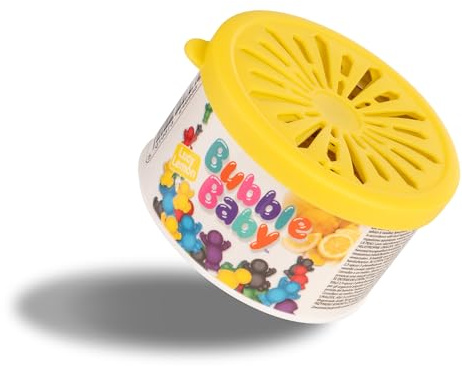 BUBBLEBABY Lemon Fragranced Organic Tub Long Lasting Car Air Freshener & Odour Eliminator (Pack of 1), Cherry