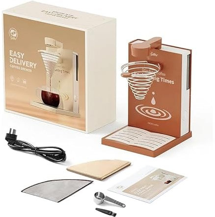 Collapsible Americano Coffee Makers Used with Disposable or Reusable Filters, Single Serve Coffee Machines，Personal Portable Dripper coffee machine,One-click Brewer