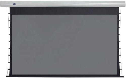 XMWOEIX Projection Screen, Projector Curtain, 16:9 4k Motorized Tensioned Projector Screen Black Crystal ALR Projection Screen for Your Home Theater(100inch)