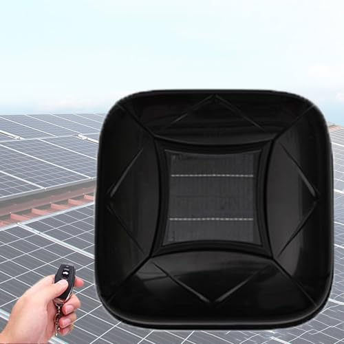 Telo Copriauto Automatico Per Suv, Impermeabile, Resistente A Tutte Le Condizioni Atmosferiche Grandine Ventos E Neve Copertura Completa Per Auto Da Esterno Con Telecomando Ricarica Solare Black-2L