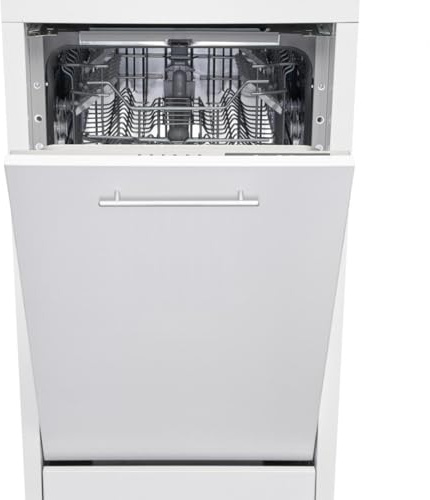 HEINNER HDW-BI4506IE++ Einbau-Geschirrspüler – 45 cm, 10 Maßgedecke, 6 Spülprogramme inkl. Eco & Intensiv, LED-Display, Energieklasse A+, Leiser Betrieb, Vollintegriertes, Weiß – 5 Jahre Garantie