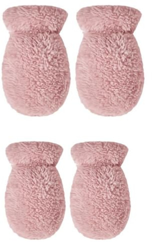 Genérico 2 Par Manoplas Bebe Invierno, Guantes Para Bebe, Manoplas Para Frio Niño, Guantes Niño Y Niña De Invierno Con Manopla De Forro Polar, Accesorios Para Bebés