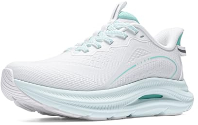 ALLSWIFIT Sportskor för kvinnor, vardag, sneakers | Slip-on, handsfri, andas, halkfri, dämpning, jogging, fitness, träning, promenader, tennis, trendig, fritid