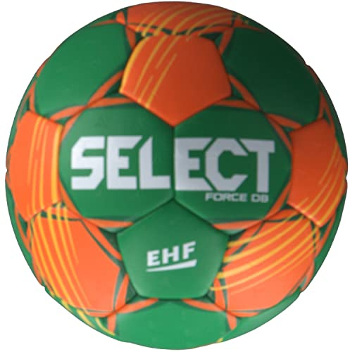 SELECT Force DB V22 Green/Orange - Balón de Balonmano (Talla 2)