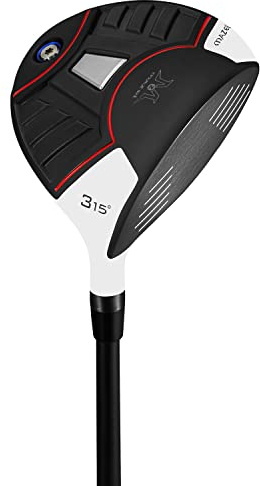 MAZEL Z35 Mens Golf Fairway Woods 3/5,Right Handed (White Wood 3)