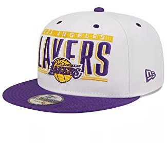 New Era Unisex Cap 9FIFTY weiß/dunkellila/gelb S/M