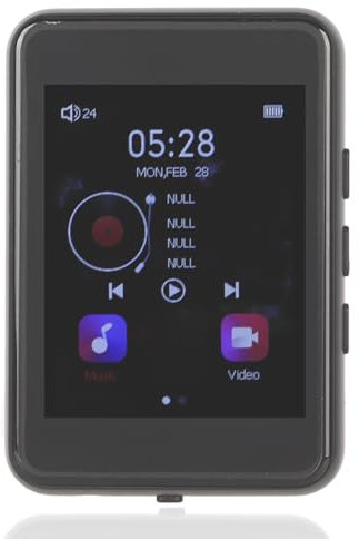 MP3 Player with Bluetooth, Portable Music Player with 2.4 Inch Touch Screen, Supports Up to 128GB, Built in Speaker Digital Audio Player for Sports Running