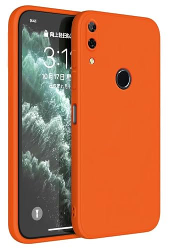 HAFFAN Coque en Silicone TPU Compatible avec Huawei P Smart Z/Honor 9X (6.59), Housse Etui de Protection pour Téléphone Portable - Orange