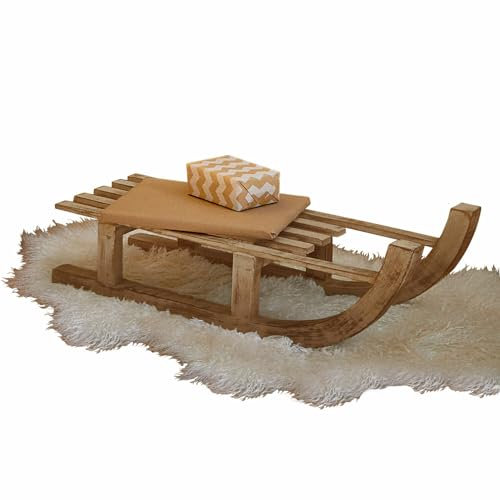 Loberon Luge décorative FSC®-100% Hoekstra, Marron Vieilli