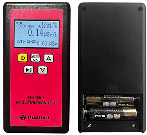 Geigerräknare - Handhållen professionell kärnstrålningsmätare, Geigerräknare Bärbar dosimeter, multifunktionell radioaktiv detektor Y röntgentestare för elektromagnetisk strålning,NR-950