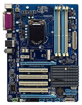XYYZXKL Schede Madri per Computer Fit for GIGABYTE GA-P75-D3P Scheda Madre del Desktop B75. LGA 1155 DDR3 32GB PCI-E 3.0 USB2.0 Supporto CPU Core I7i5i3 ATX. Placa-mãe.