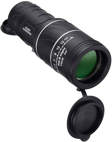 Kraftfullt monokulärt teleskop med lång räckvidd 1 500 m 40 x 60 spyglass HD jakt optik omfång campingutrustning