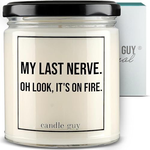 candle guy Duftkerze im Glas [Brennzeit 70h] - Duft-Kerze handgemacht mit Spruch | Freches Geschenk für Frauen, Freundin, Geburtstag | 100% Sojawachs, schöne natürliche Düfte mit ätherischem Öl